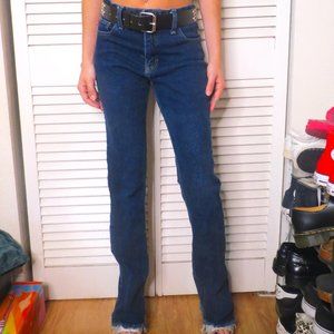 2000s Dark wash Bootcut Mudd Jeans see description for size details